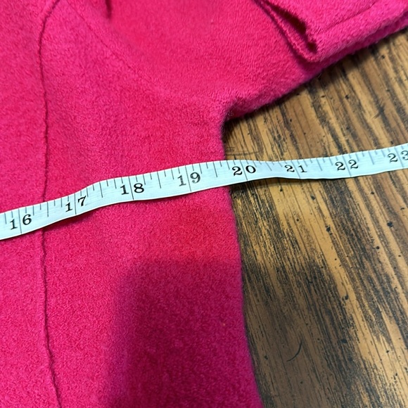 Chico’s women long sleeve Jacket Blazer Cardigan Size 0 (S) Pink Wool open front - Picture 6 of 9